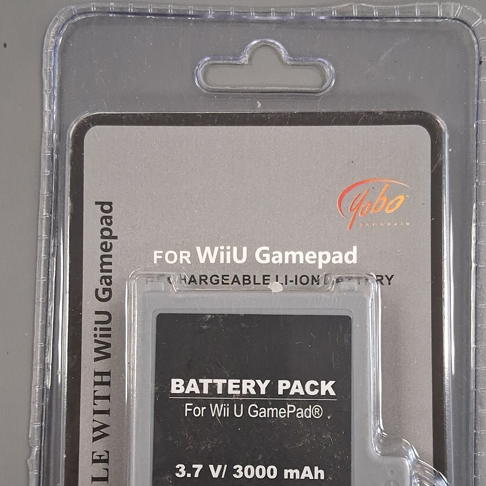 Yobo Gameware 3000mAh Battery Pack for Nintendo Wii U GamePad Controller