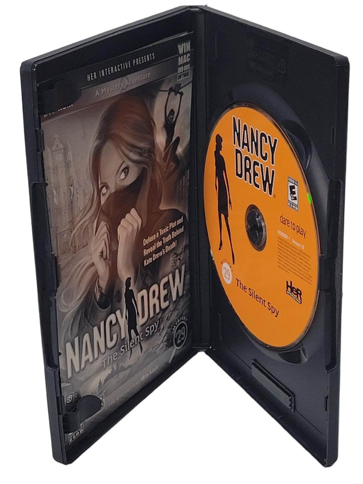 Nancy Drew Mystery Vol #29 The Silent Spy (Windows PC or Mac Game) CIB Complete