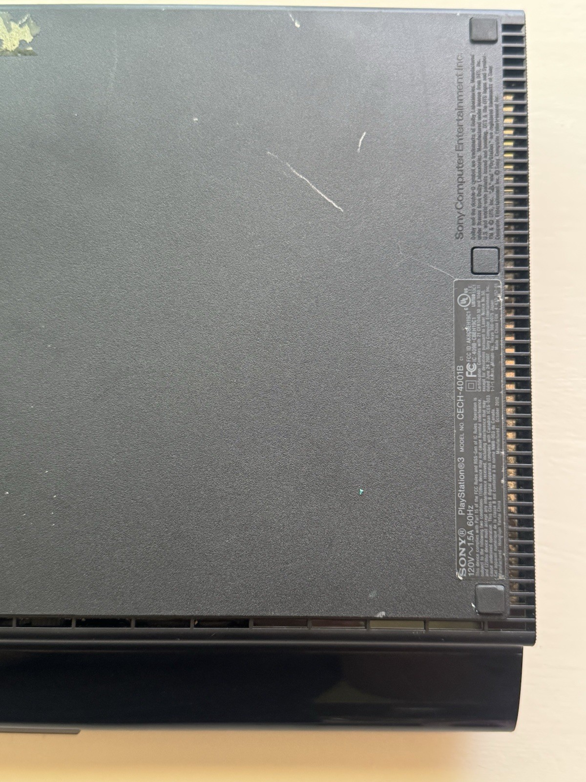 Sony PlayStation 3 (CECH-4001B) PS3 250GB Super Slim Console Only Black