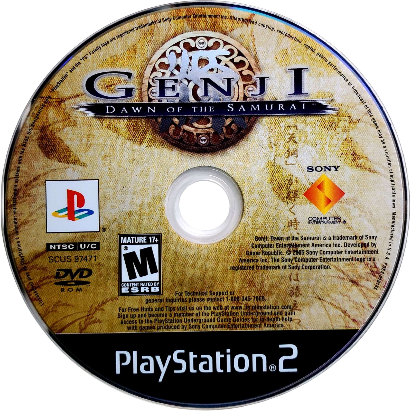 Genji Dawn Of The Samurai – Sony Playstation 2 Pristine Tested Authentic