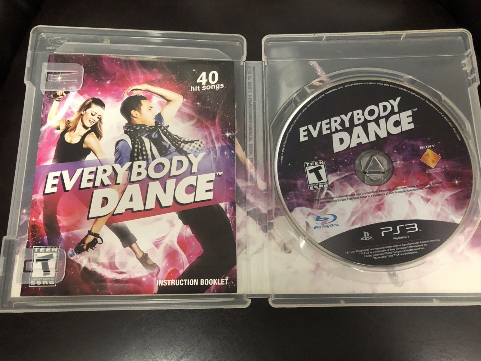 EVERYBODY DANCE COMPLETE PLAYSTATION 3 GAME PLAY STATION PS3 DISC SONY NES HQ
