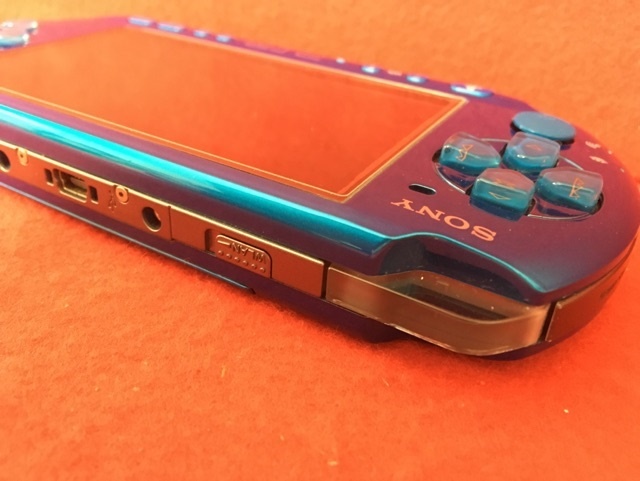 USED PSP Vibrant Blue PSP 3000 VB PlayStation Portable Sony Game Console only