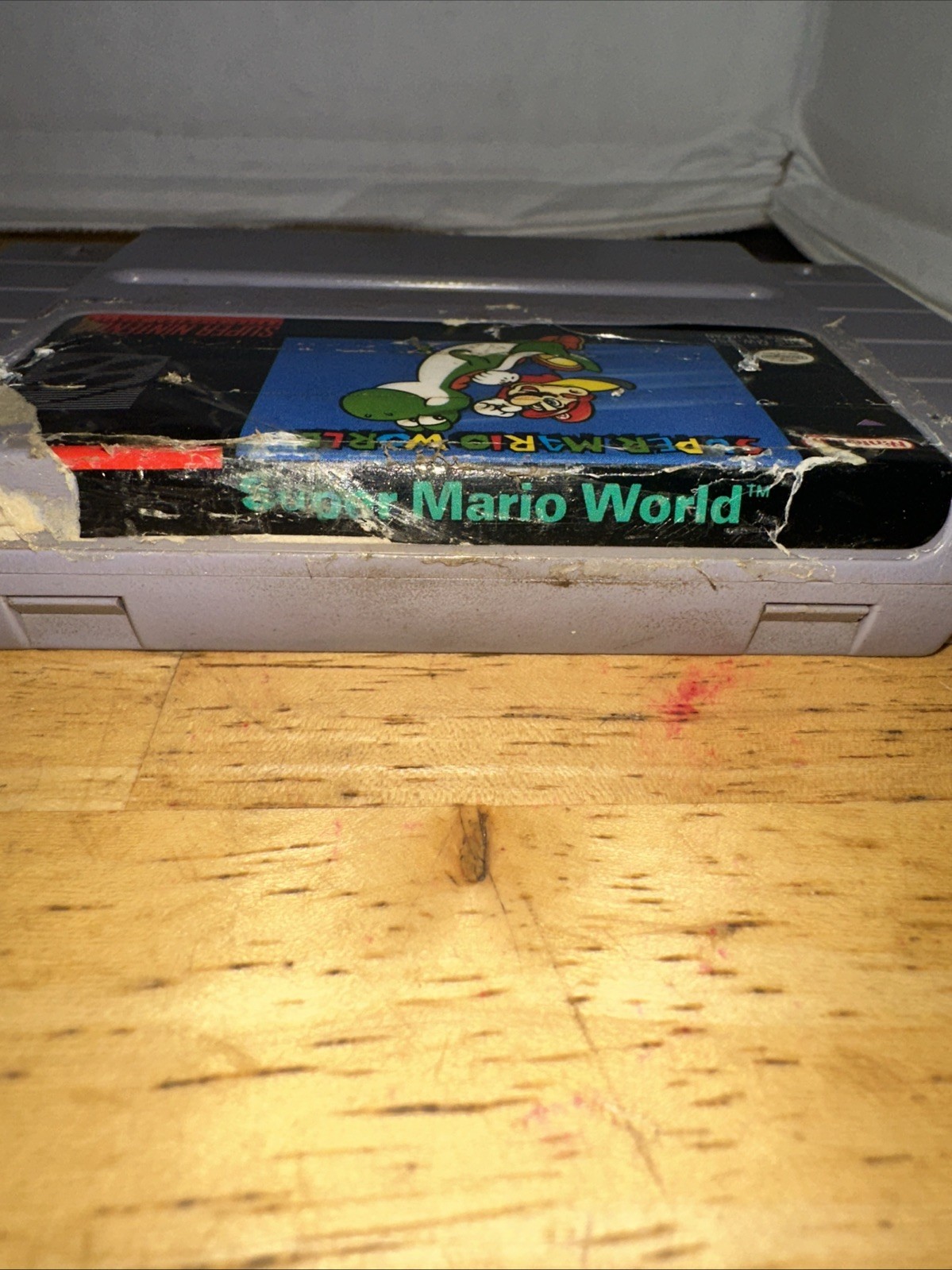 Super Mario World – Original and Authentic SNES Super Nintendo Game + Manual