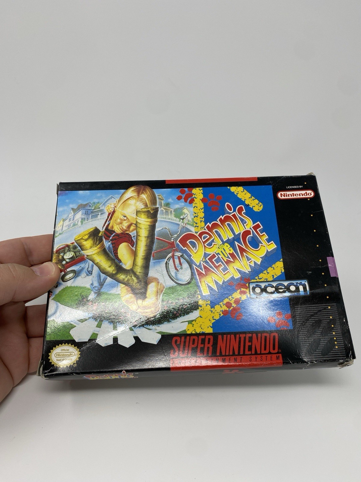 Dennis The Menace Super Nintendo Entertainment System Box Only No Game or Manual