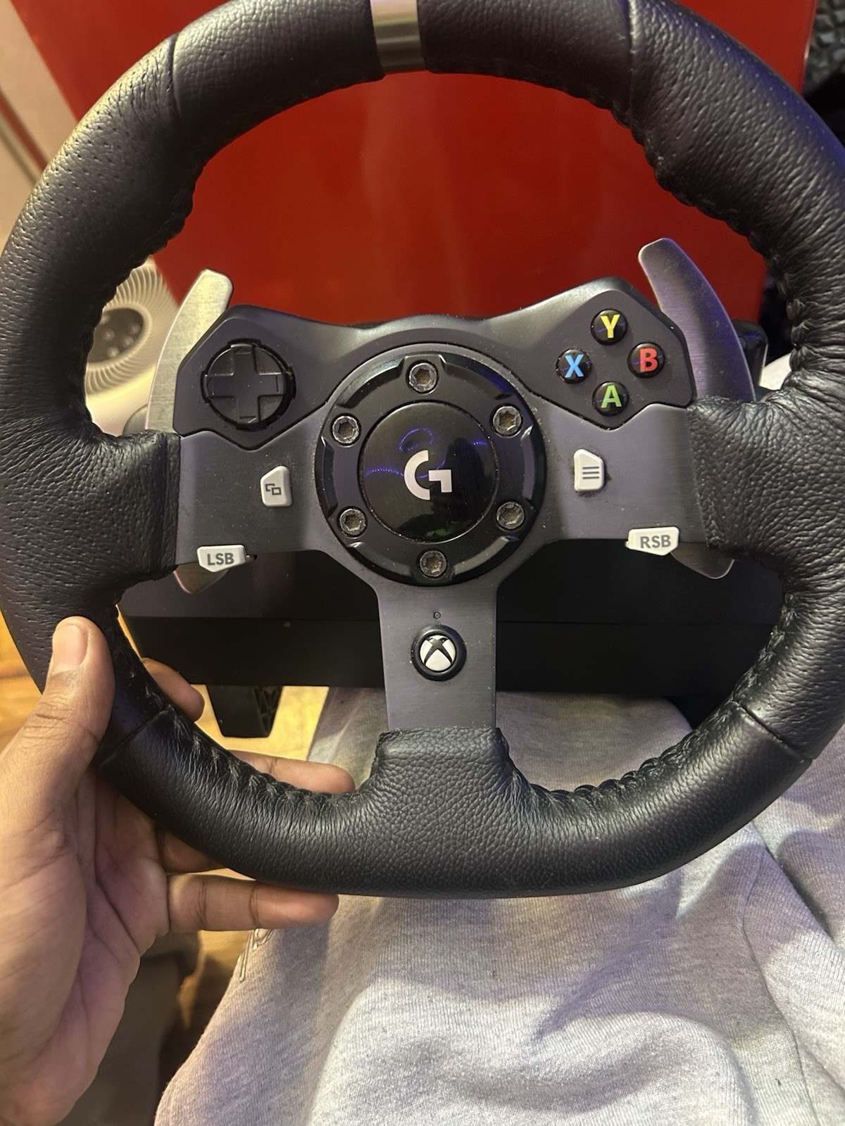 Logitech G923 Racing Wheel and Pedals Black, Compatible with PlayStation, PC