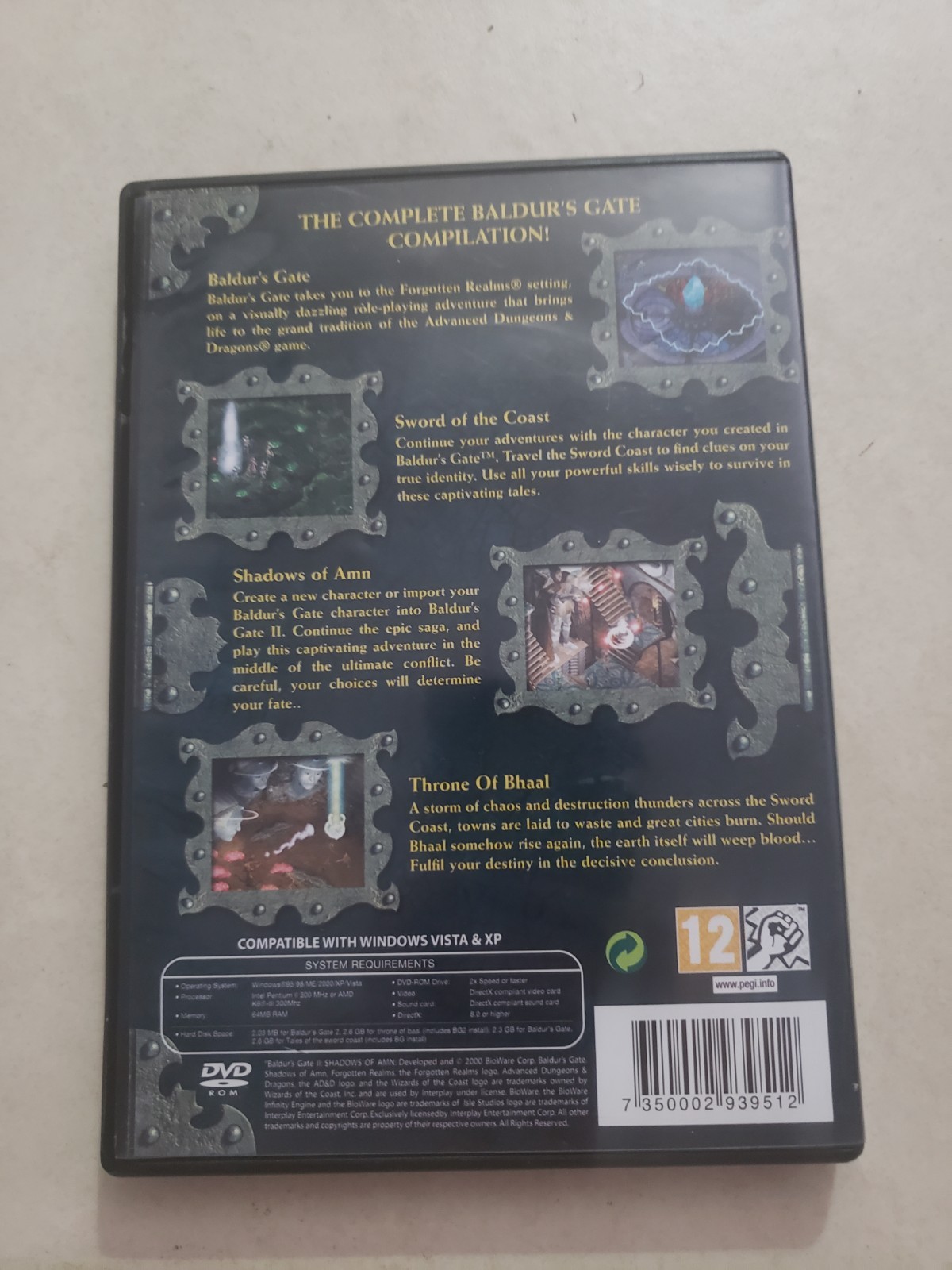 Baldur’s Gate – 4 in 1 Boxset (PC, 2006) – European Version