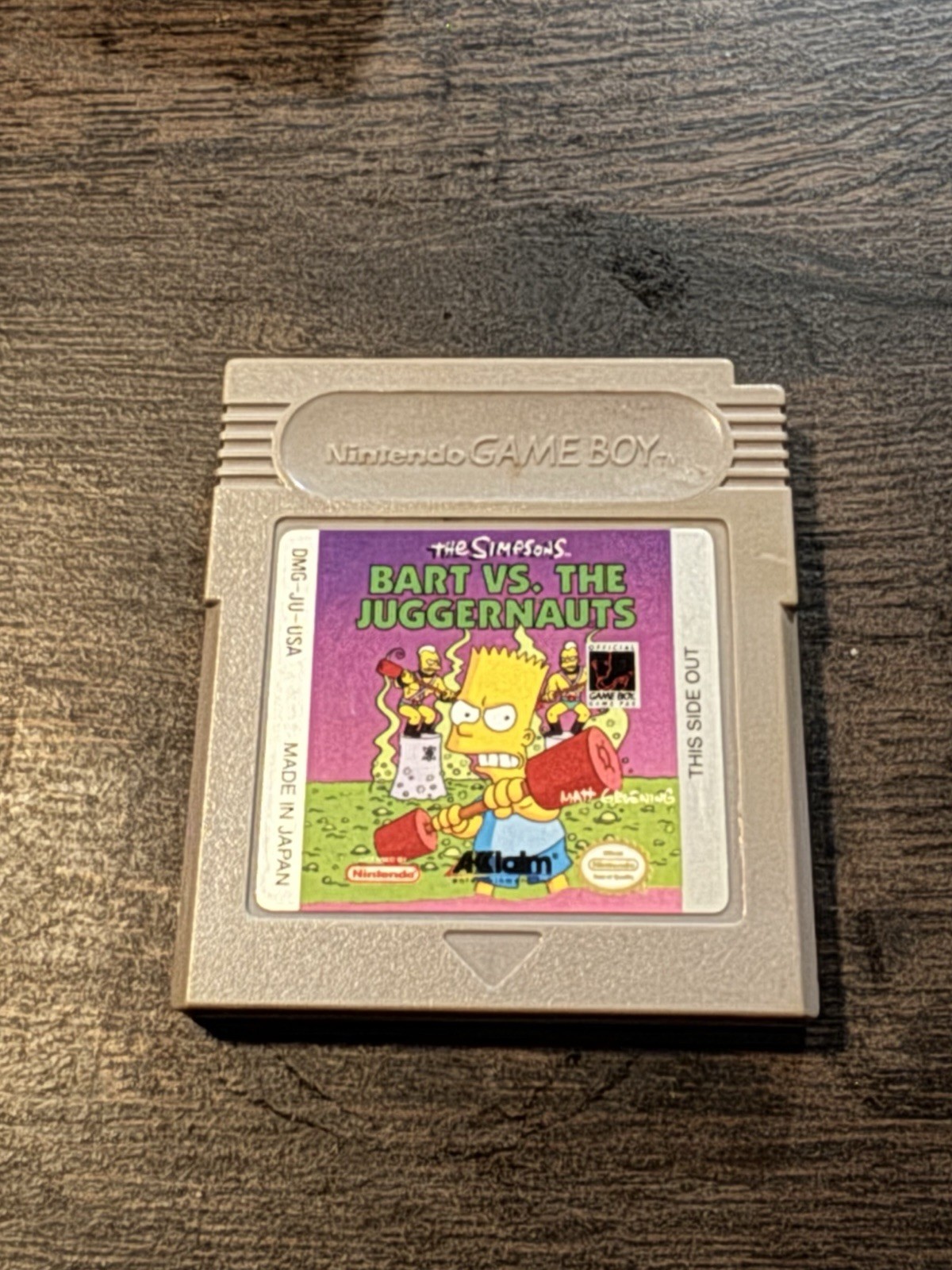 The Simpsons: Bart vs. The Juggernauts Nintendo Game Boy, 1992