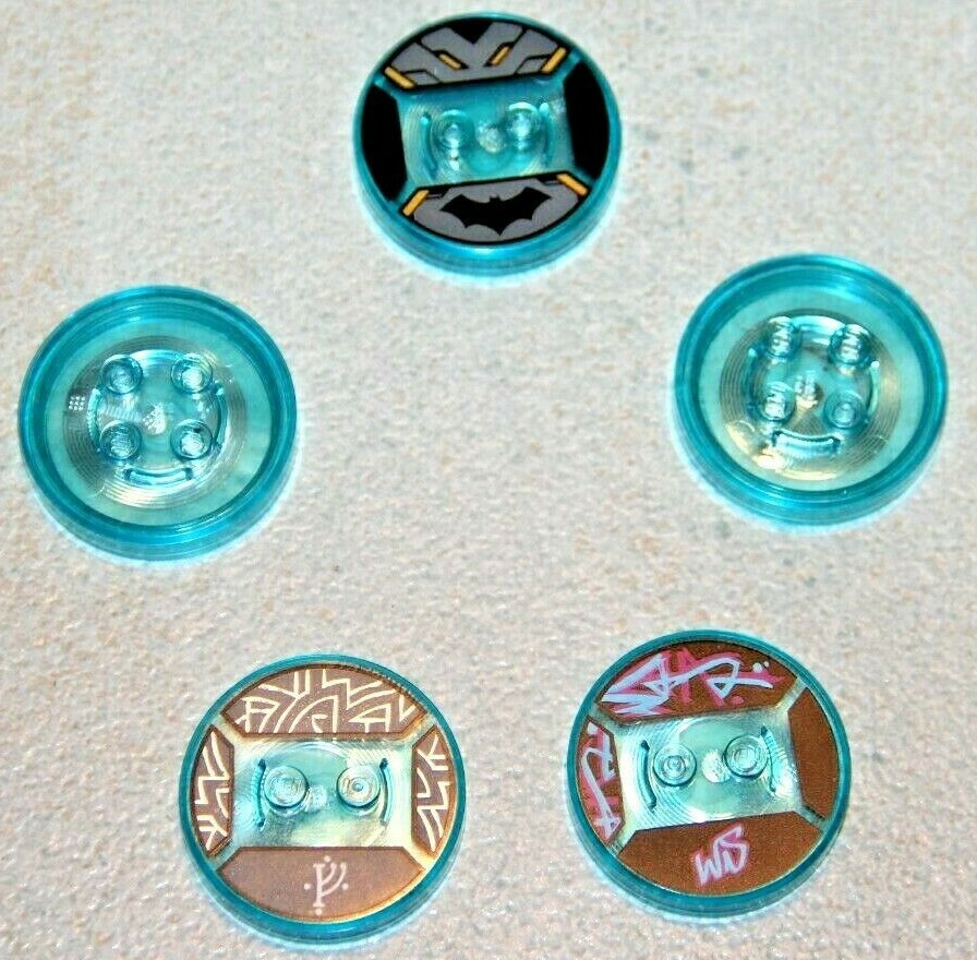 *Lego® Dimensions Batman Gandalf & Wyldstyle +2 Toy Tag Disc From Starter Pack👾