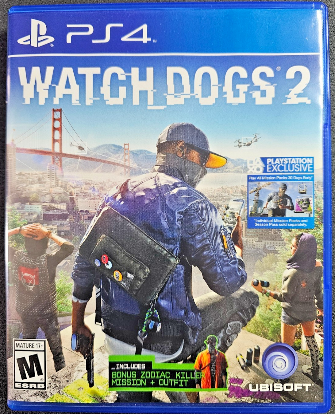 WATCH DOGS 2 – PlayStation 4 – UBISOFT – PS4 Video Game