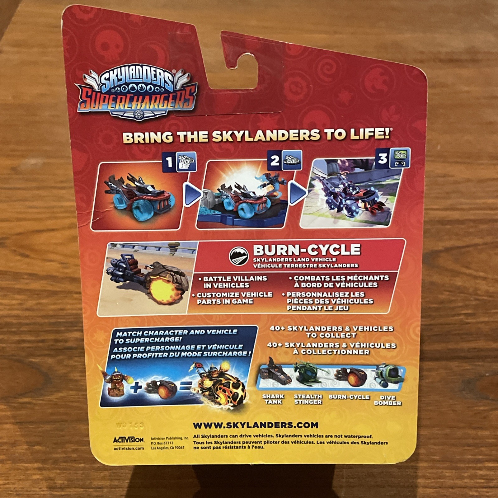 Skylanders: Superchargers – BURN-CYCLE (Land Vehicle) – New/Sealed (T-D)