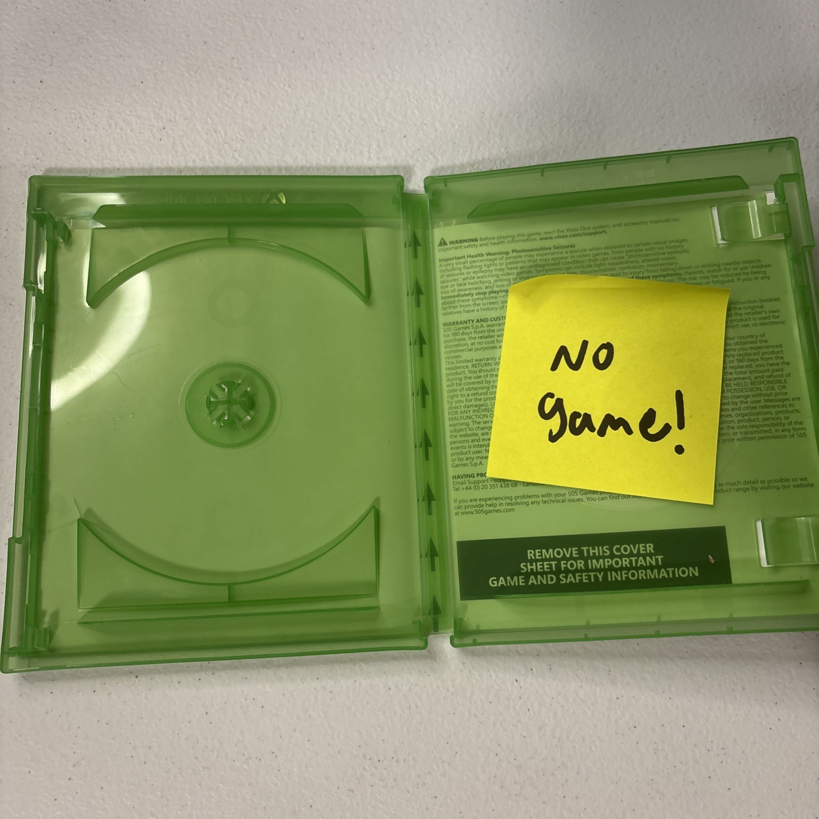 No Man’s Sky (Microsoft Xbox One 2018) Case And Artwork Only No Game No Disc