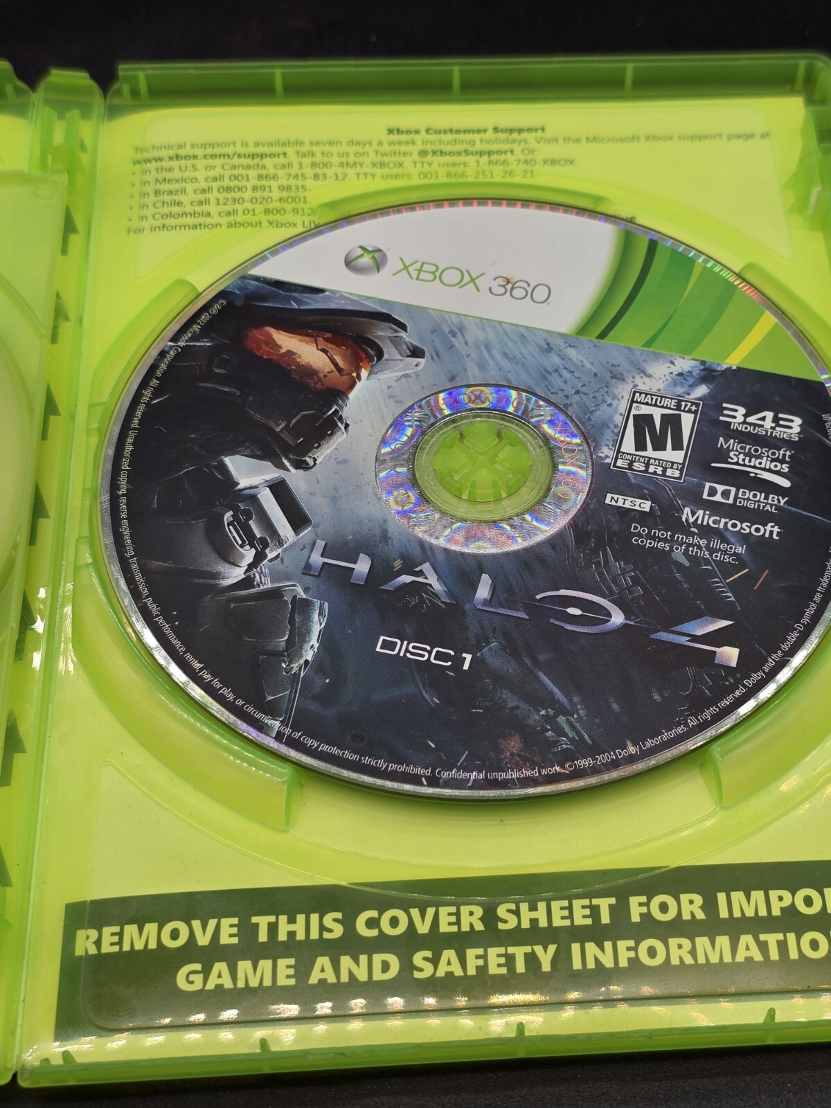 Halo 4 – Xbox 360 343 industries Microsoft studios 2 disc