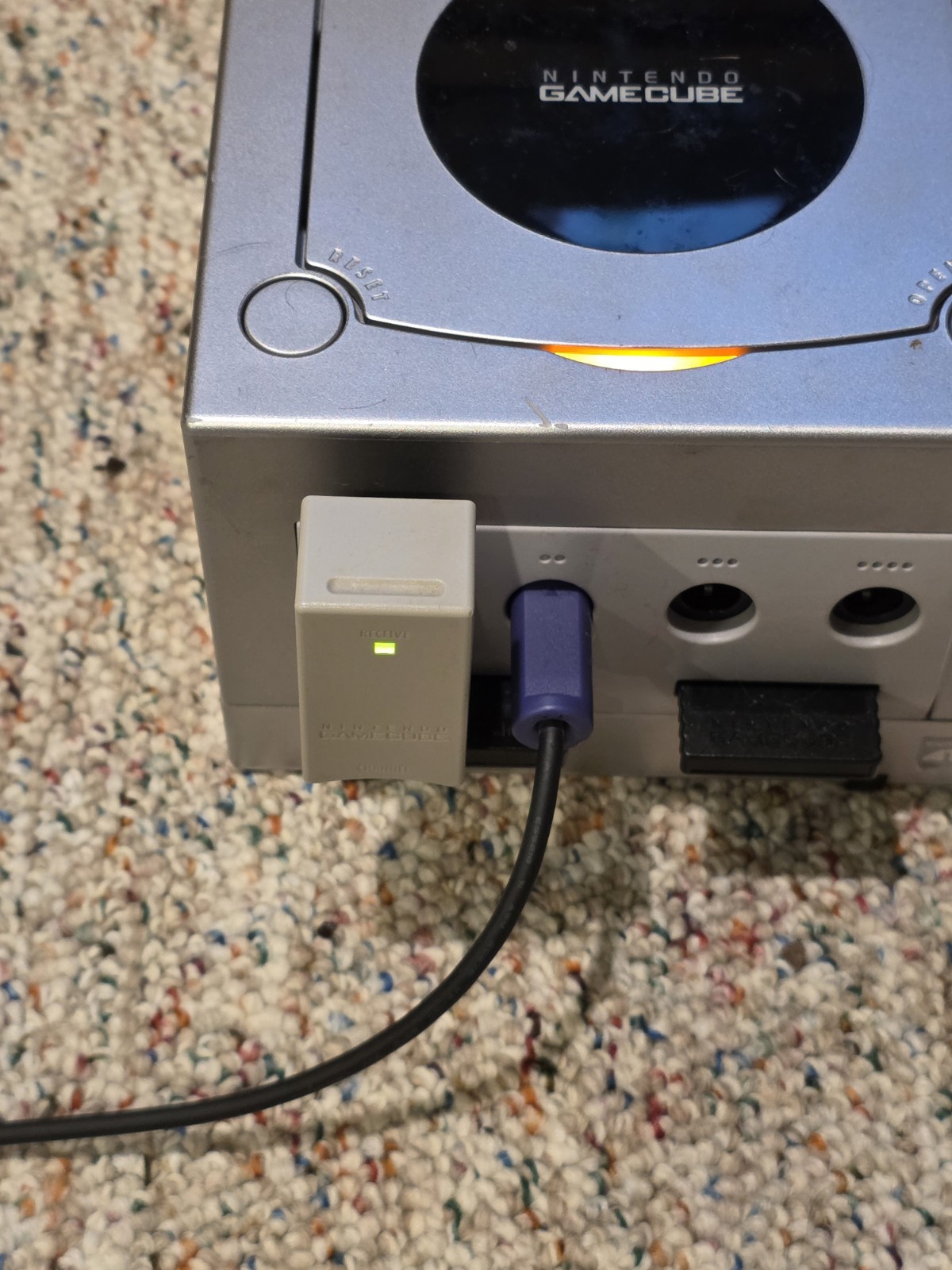 Nintendo GameCube WaveBird Wireless Receiver DOL-005 OEM Tested Receiver Only