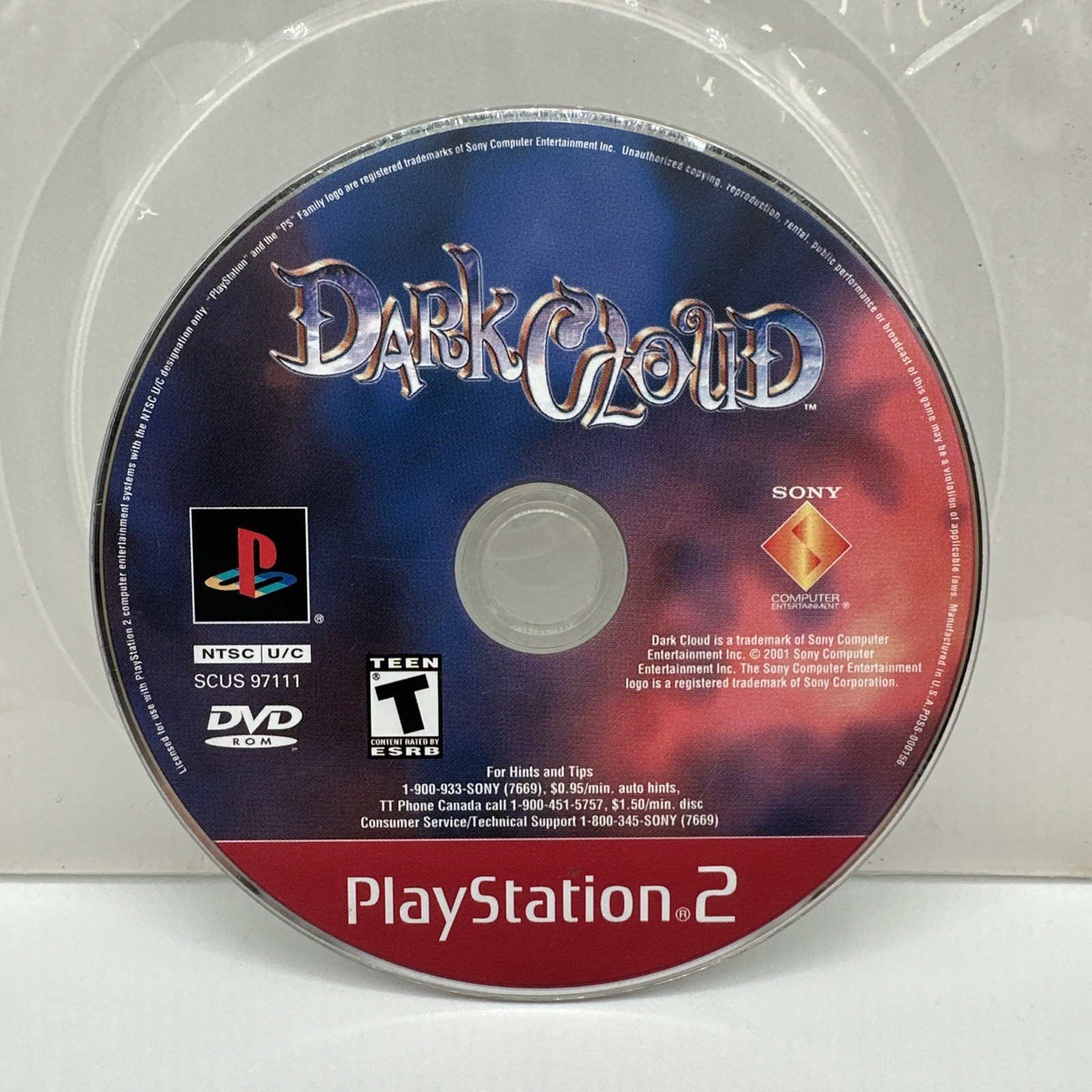 Dark Cloud Sony PlayStation 2 PS2 Disc Only RPG Adventure