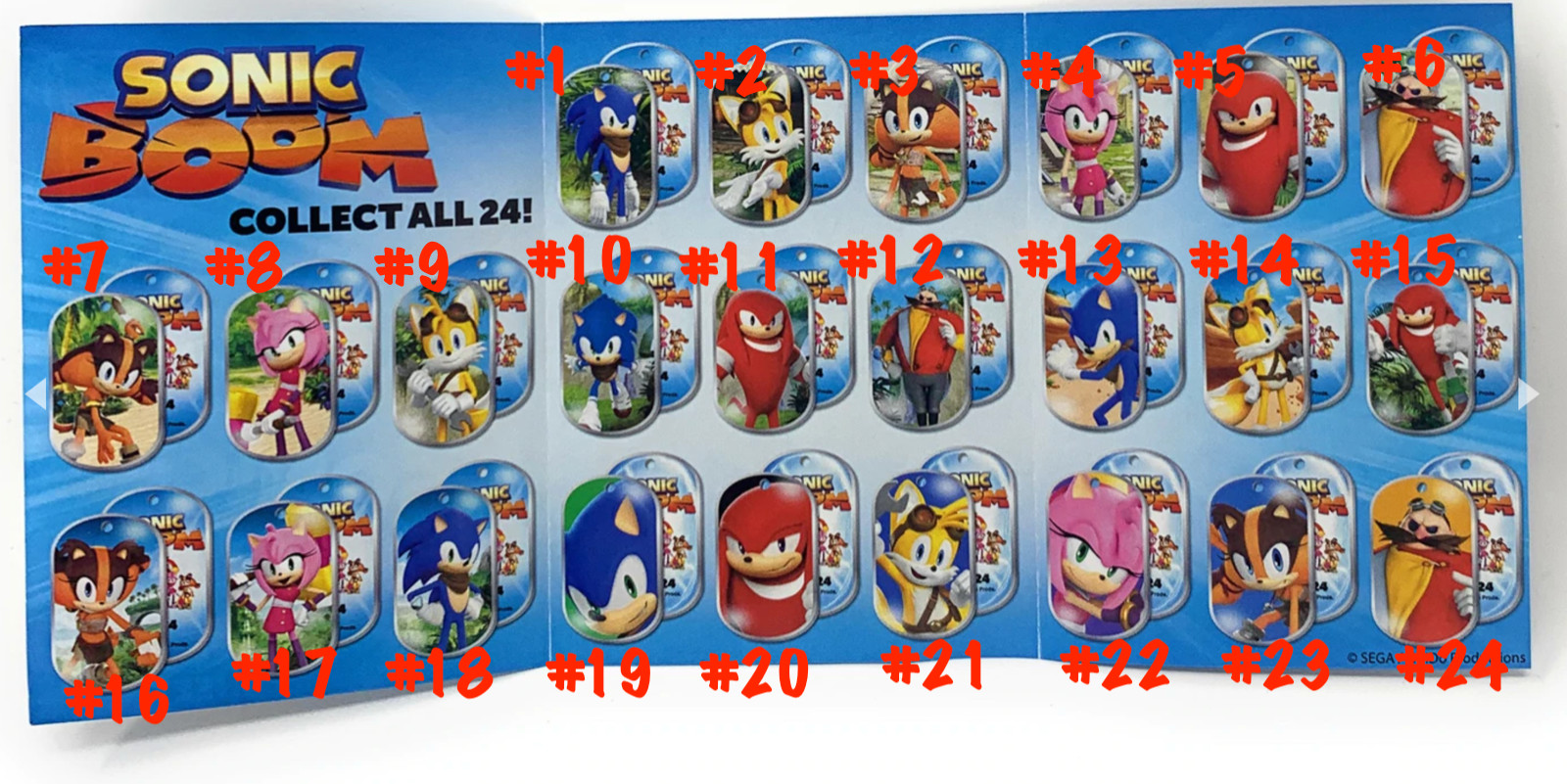 Sonic Boom Dogtag Dog tag Blind pack Necklace : #22