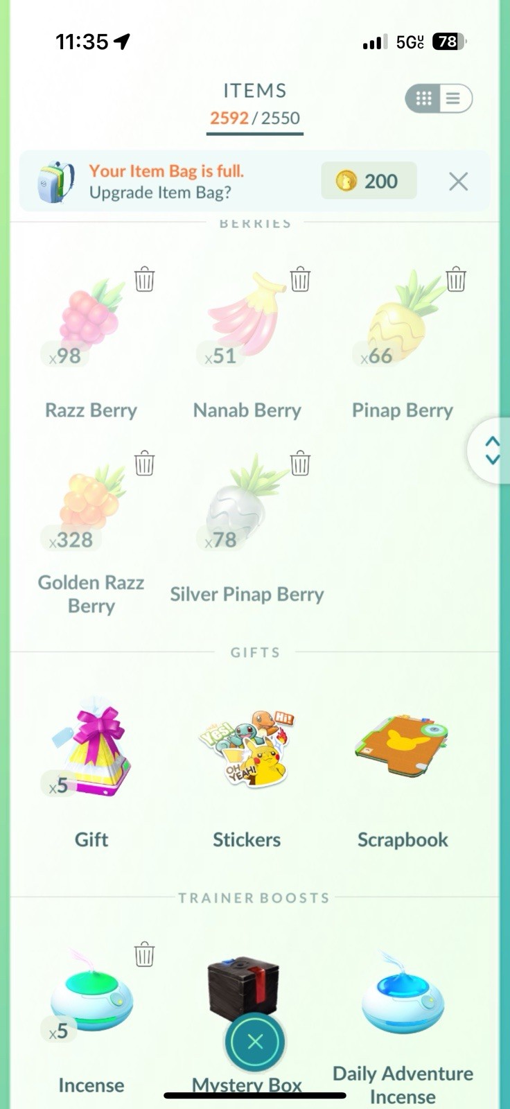 Pokémon Go Account iOS Lvl 42 – 47 Premium Raid Passes 2 Remote