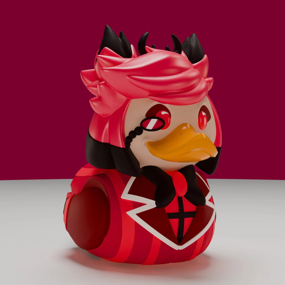 TUBBZ MINI EDITION Hazbin Hotel: Alastor Collectible Duck Vinyl Figure JEEP