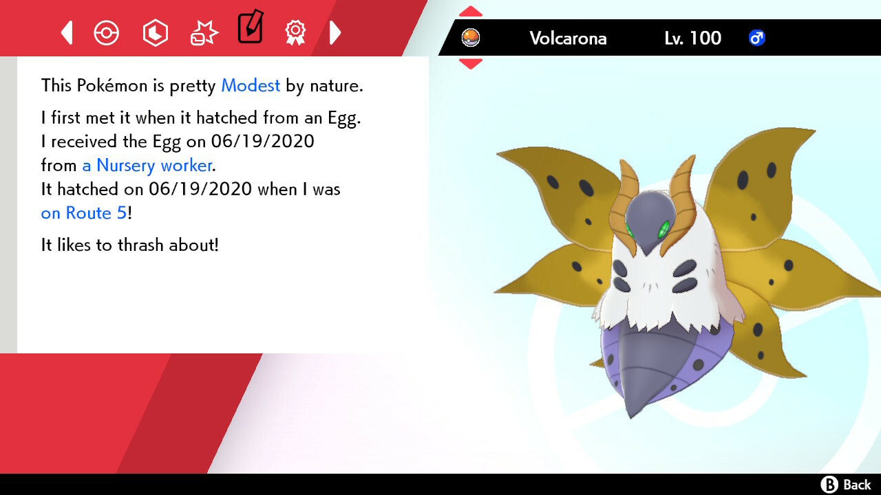 ✨Volcarona Ultra Shiny 6IV ✨ Pokemon Sword & Shield Isle of Armor Battle Ready