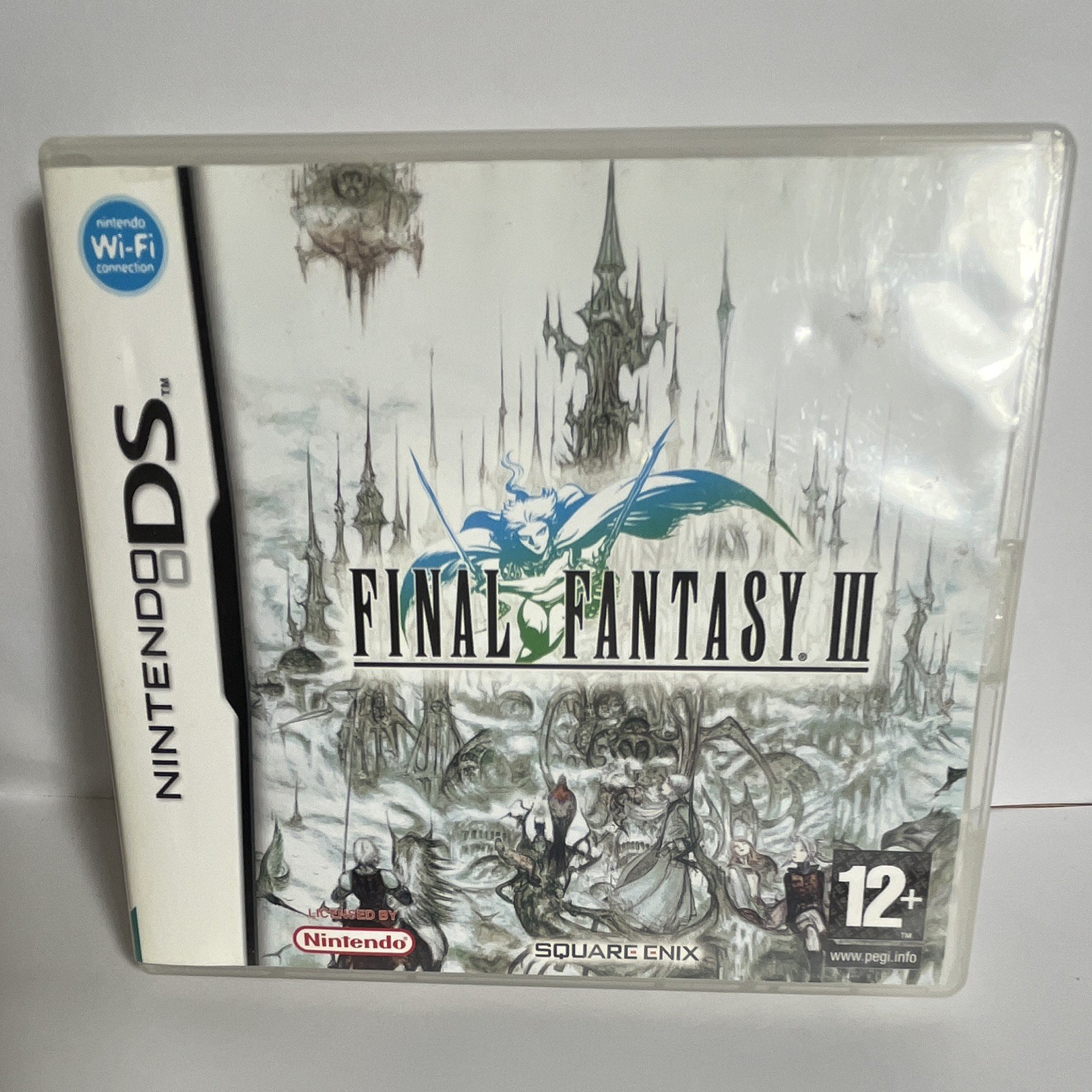 Final Fantasy III Nintendo DS Game Case Manual Inserts Complete 100% CIB PAL