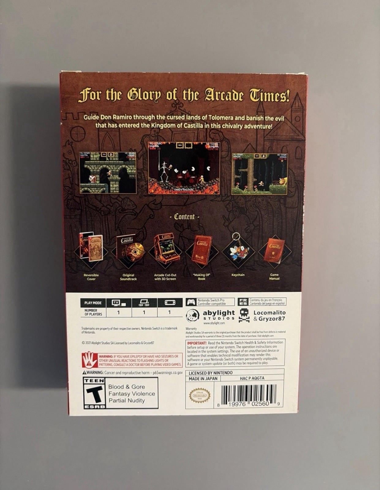 Cursed Castilla Ex Collectors Edition (Limited Run Games, Nintendo Switch)