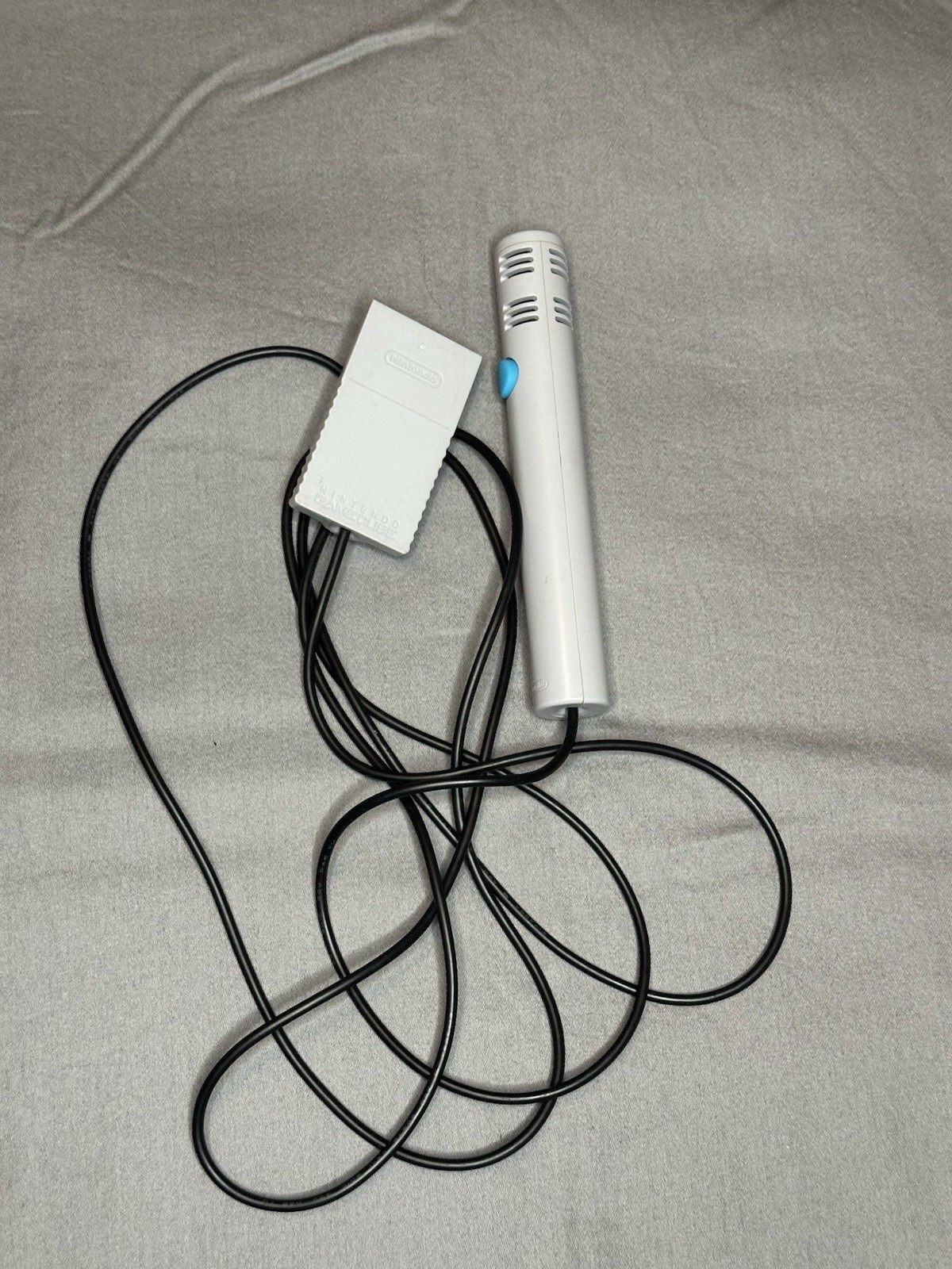 Vintage Mario Party 7 (GameCube, 2005) Video Game Case And Microphone