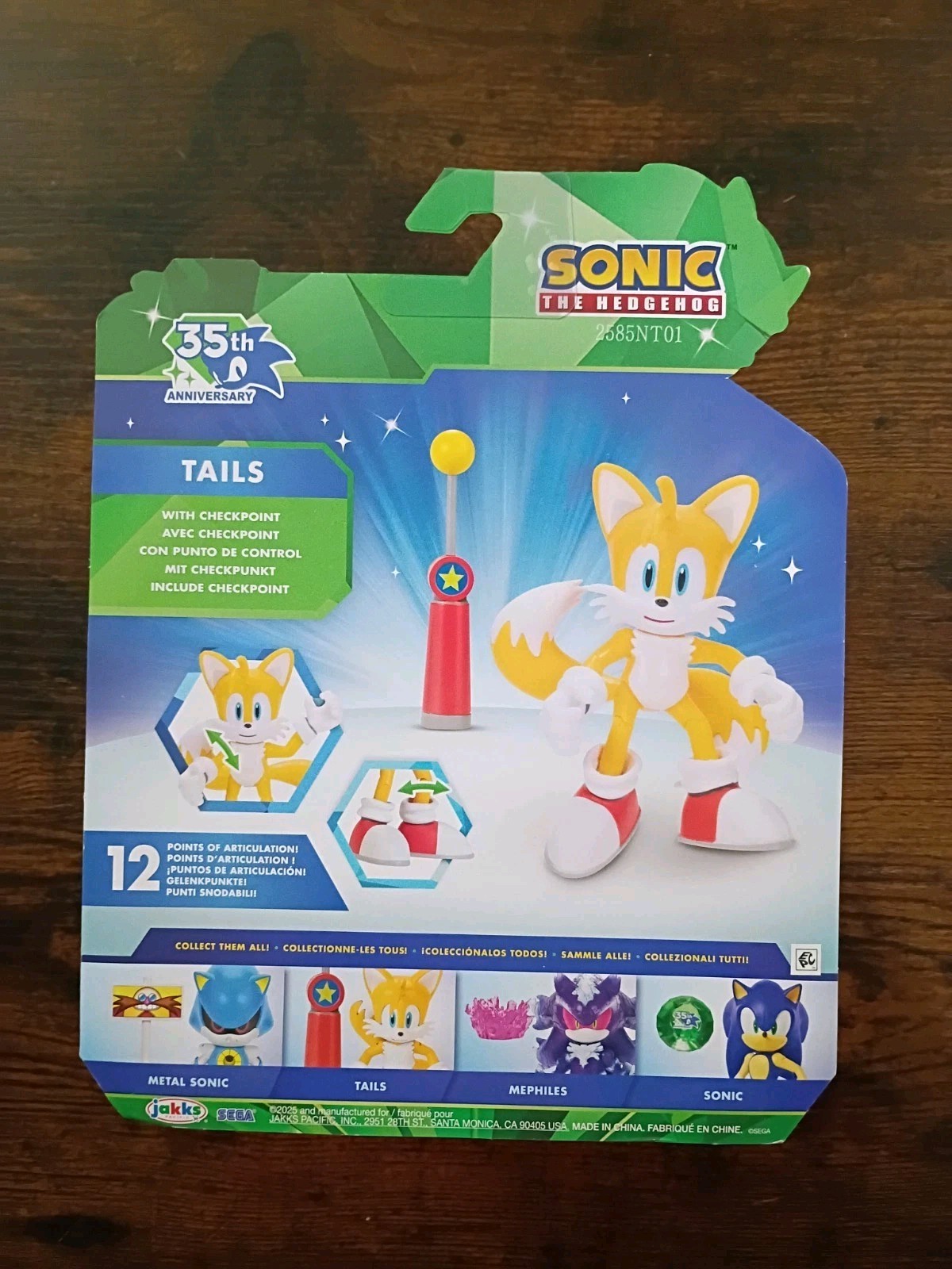 6-PK SONIC the HEDGEHOG 4″ Lot Tails Classic Modern Metal 35th Jakks SEGA