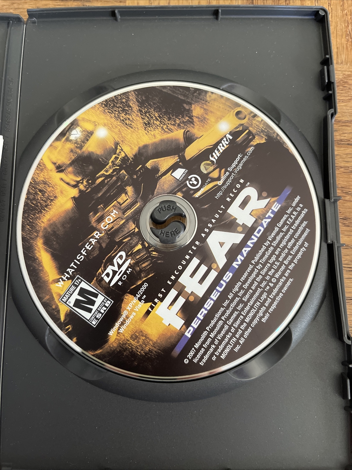 Fear Perseus Mandate PC Game