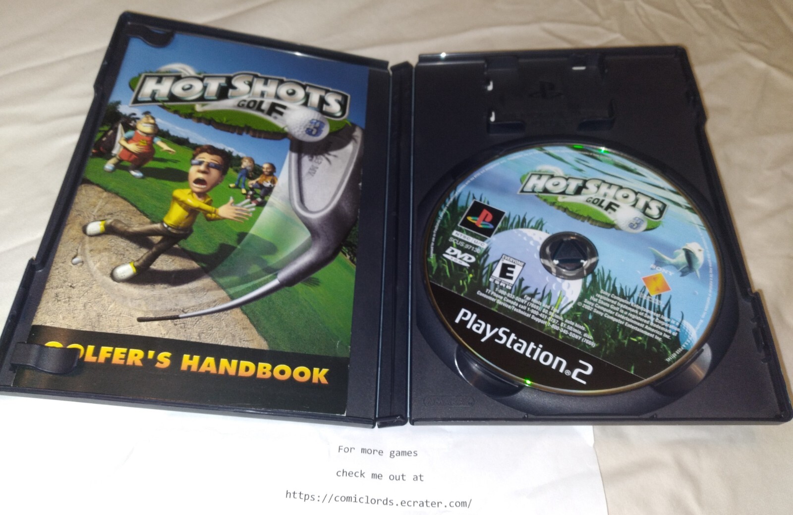 Hot Shots Golf 3 (Sony PlayStation 2, 2003) PS2 Black Label