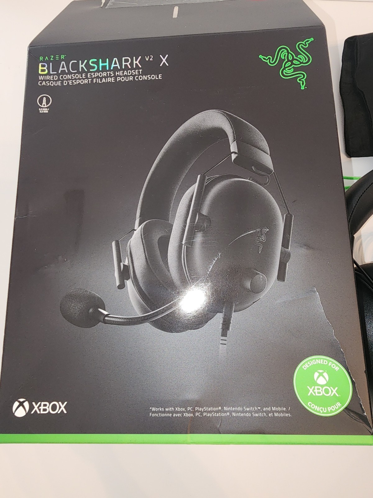 Razer BlackShark V2 X WIRED Gaming Headset 7.1 Surround PC, PS5, Xbox, Switch™