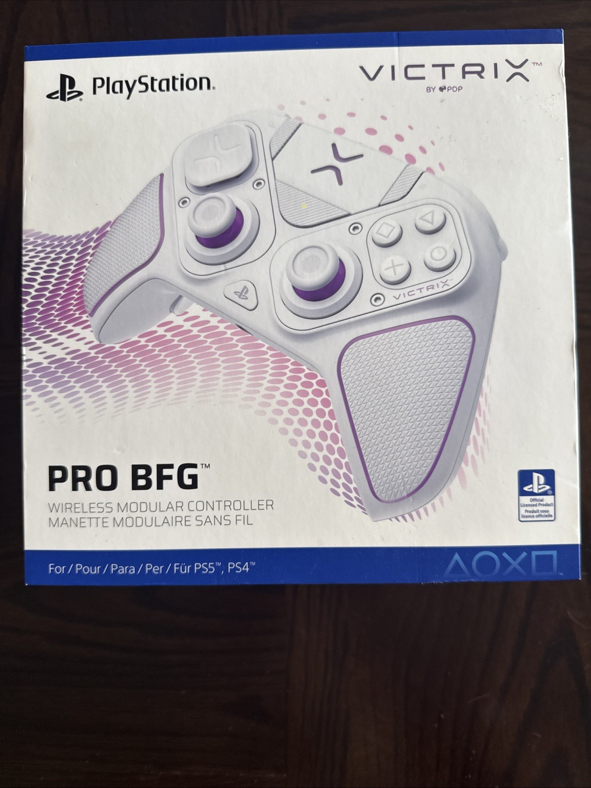PDP Victrix Pro BFG Wireless Controller for PlayStation 5 – White