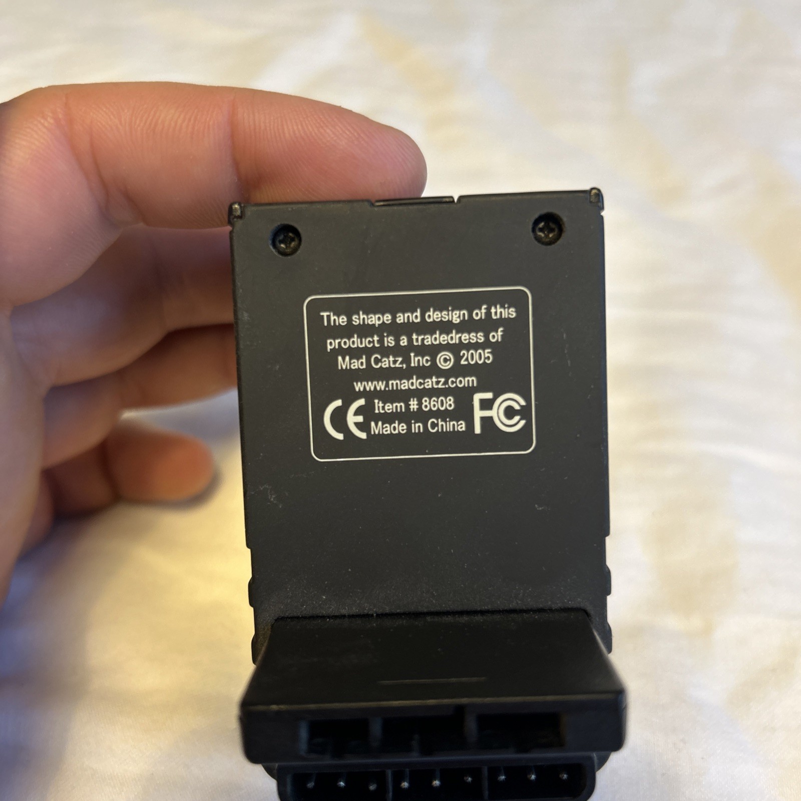 Mad Catz PS2 Multiplayer Adapter MultiTap Memory Card Slot #8608 PlayStation 2