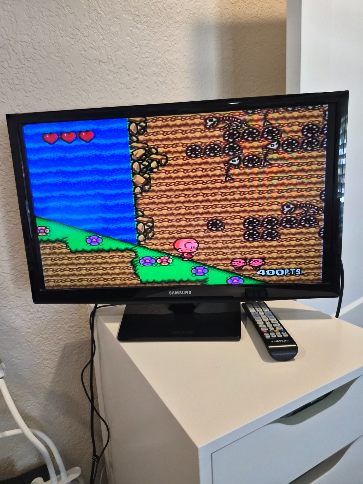 NEC TurboGrafx-16 Console w/Power Adapter RF Switch Controller Bonk’s Revenge