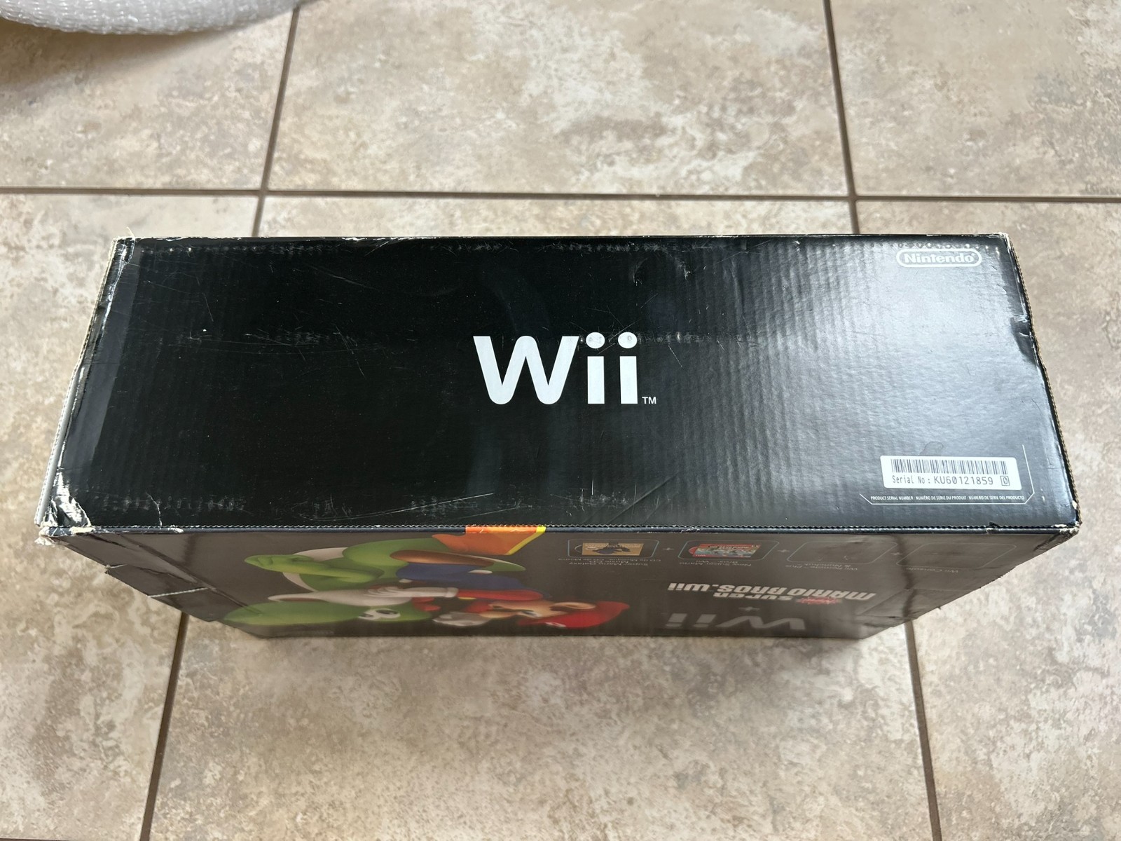 NEW Nintendo Wii Holiday Bundle Black Console New Super Mario Bros. System #2