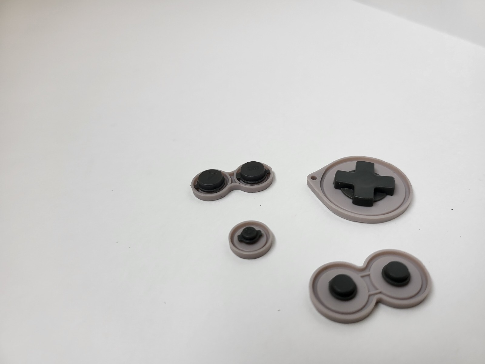 Rubber + Plastic Buttons Contacts Conductive Silicon Pads for Gameboy Advance SP
