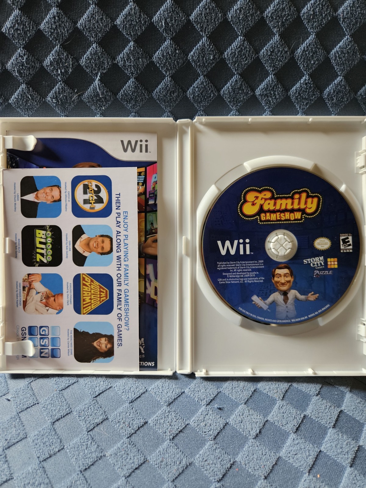 Family Gameshow GSN Presents Nintendo Wii Complete in Box with Manual Tested