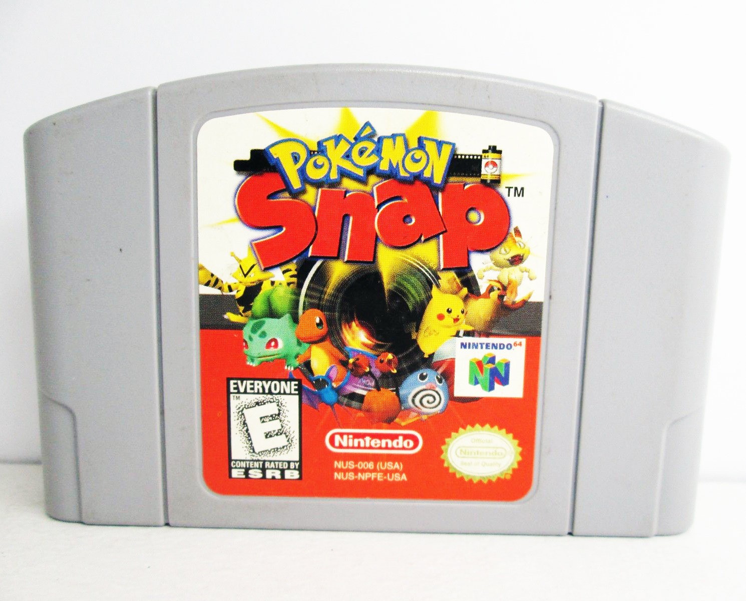 Pokémon Snap Nintendo 64 Game Cartridge Vintage Photography Adventure Classic