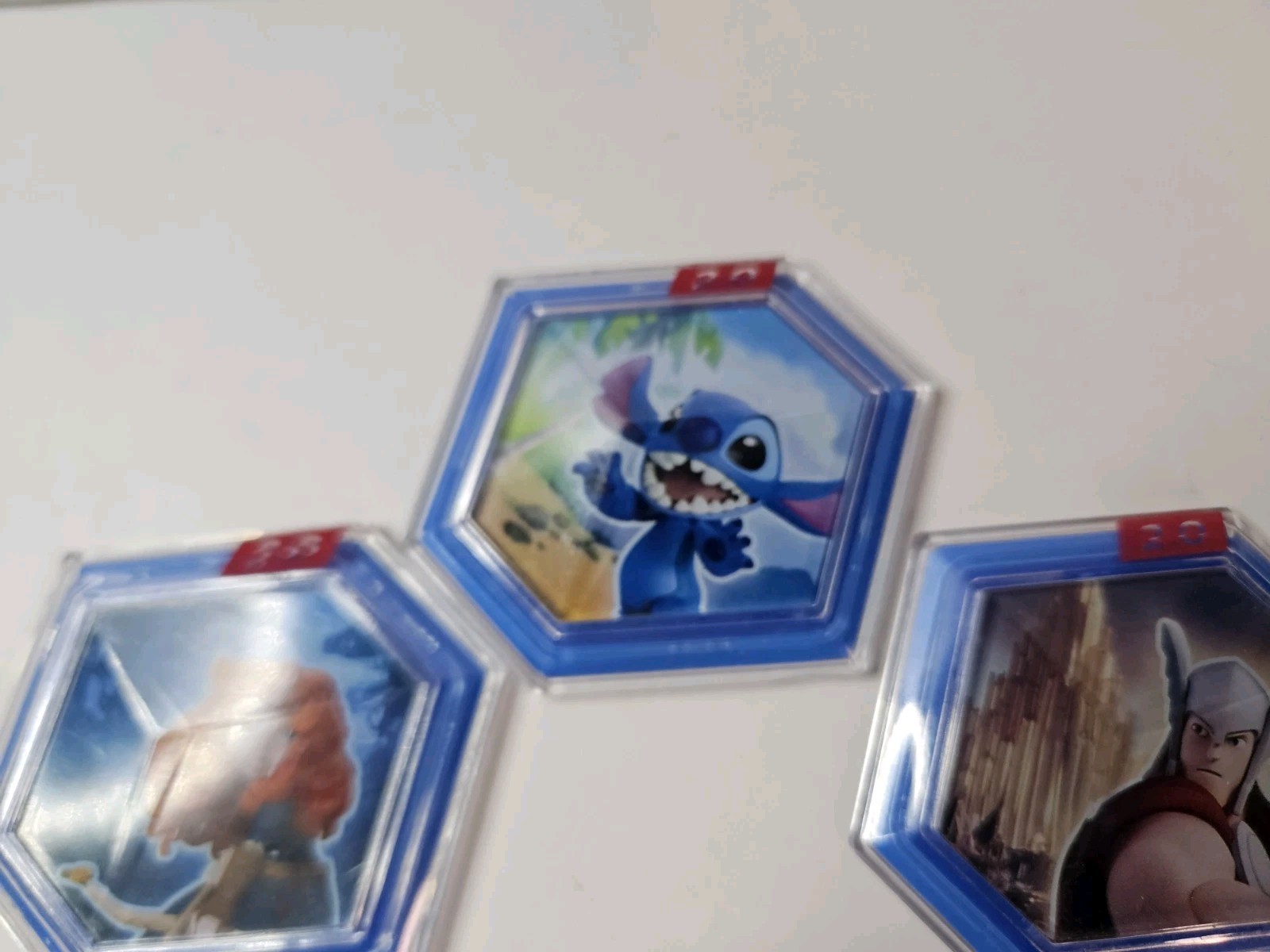 Disney Infinity 2.0 & 1.0 Power Discs Lot of 5 Merida Stitch Nemo Thor Ronan
