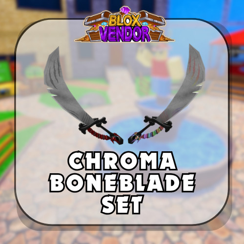 Murder Mystery 2 MM2 | Chroma Boneblade Set | Godly Knives and Guns