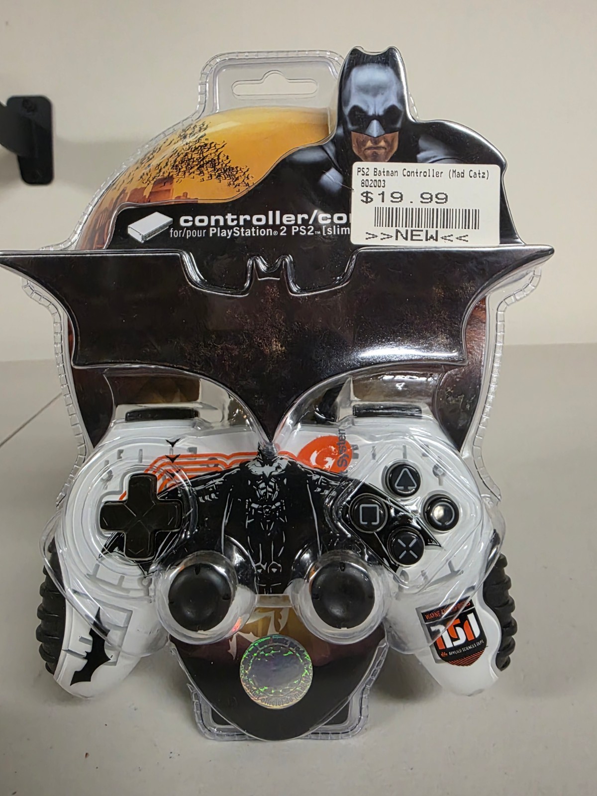 Mad Catz PS2 Controller Batman Begins Wayne Enterprises Factory Sealed