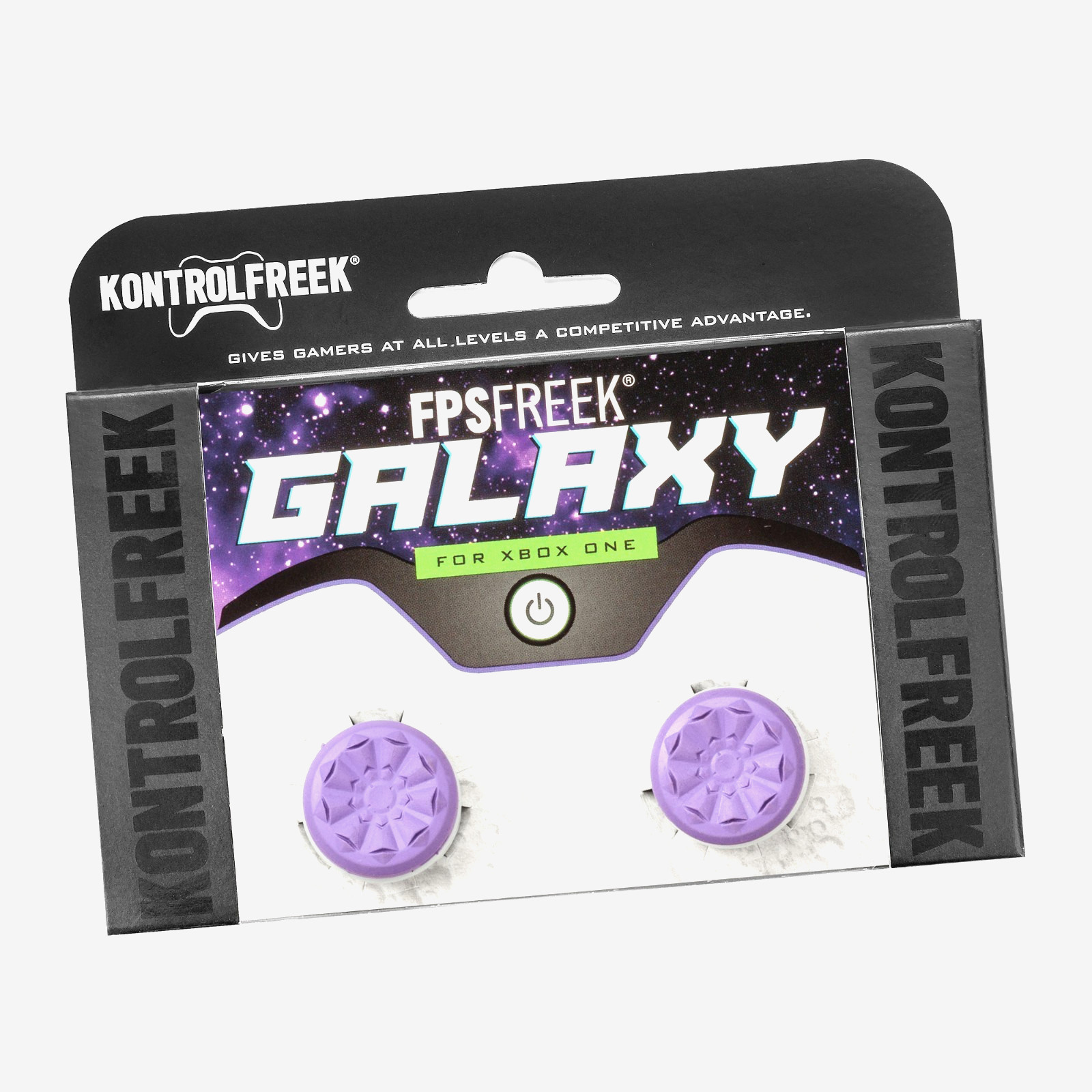 KontrolFreek Galaxy Freek Performance boosting Thumbsticks for Xbox One – Purple