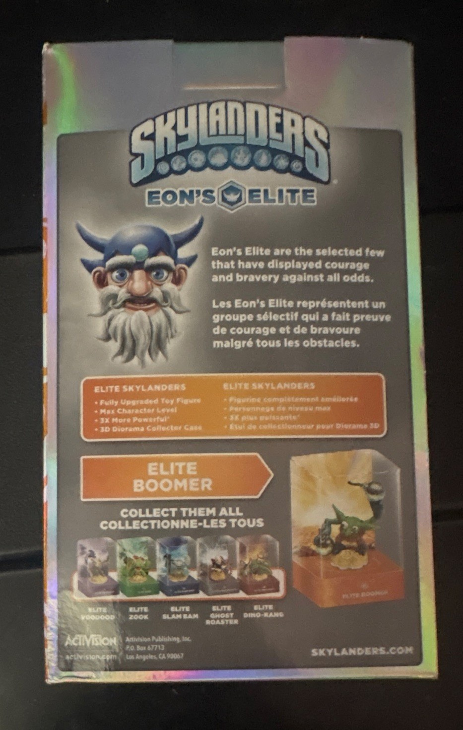Activision Skylanders Eon’s Elite Elite Boomer Boxed Figure SuperChargers NIB