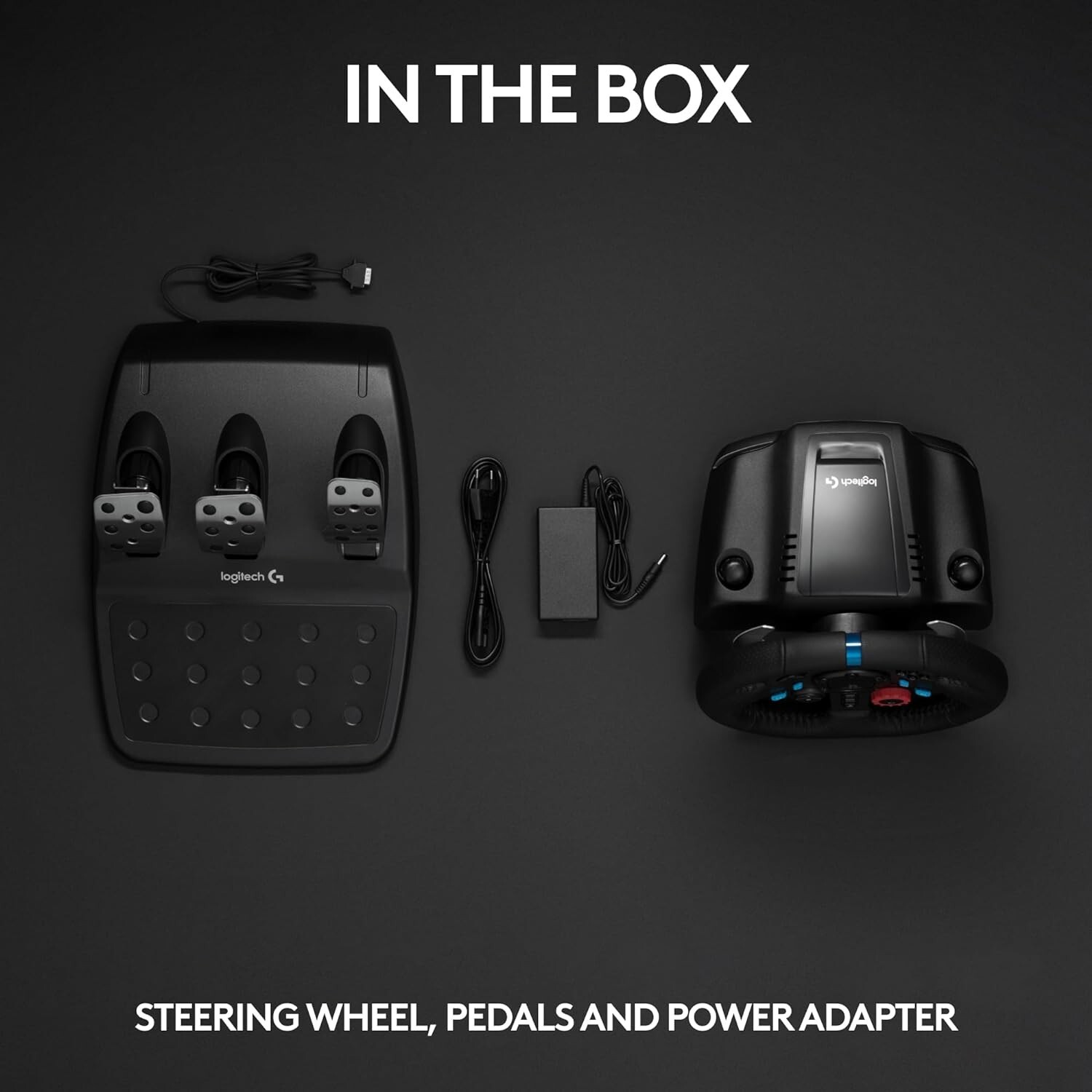 Logitech – G29 Driving Force Racing Wheel and Floor Pedals for PS5, PS4, PC, Mac