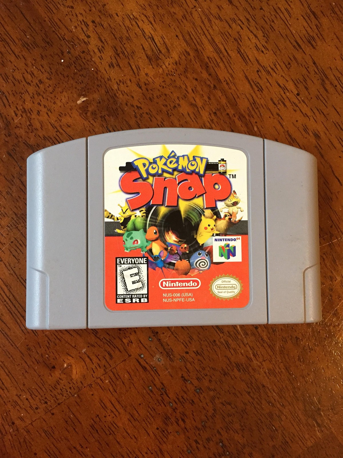 Pokémon Snap Nintendo 64 Game Cartridge Vintage Photography Adventure Classic