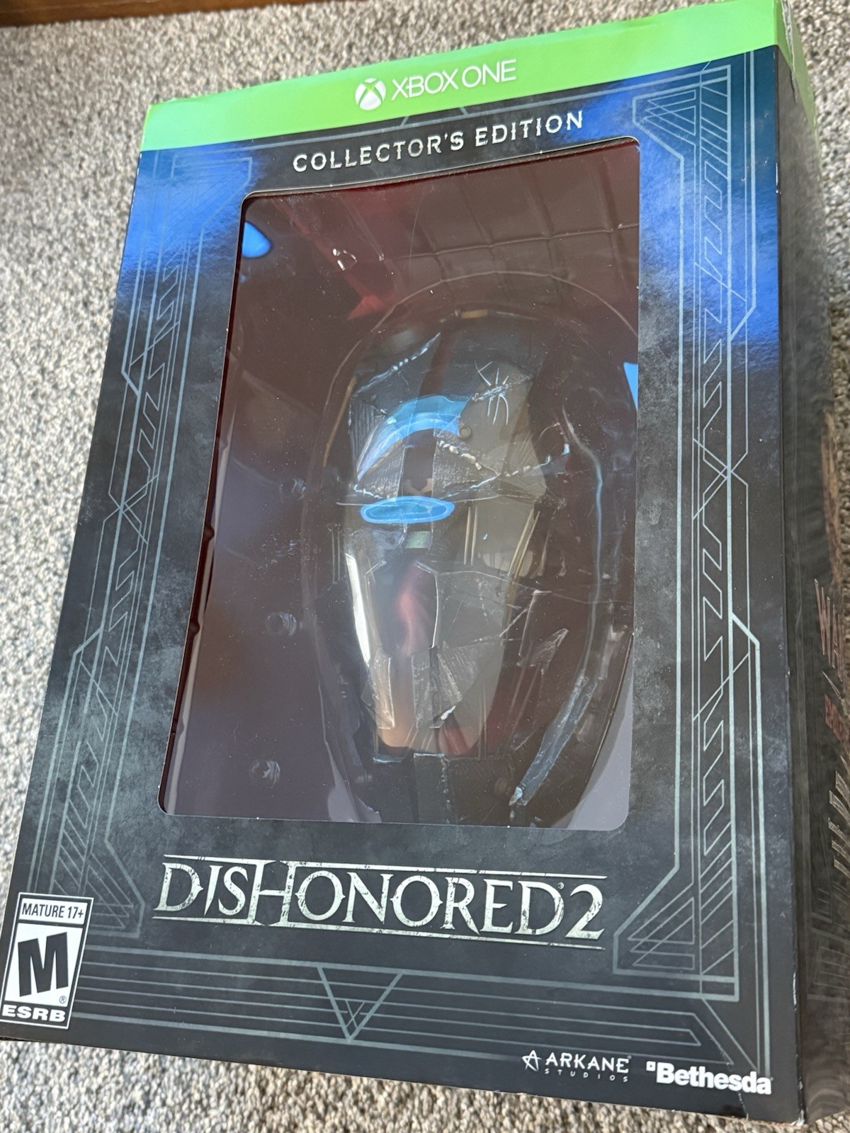 Dishonored 2 Corvo Attano Mask Only Collector’s Edition Xbox One No Game