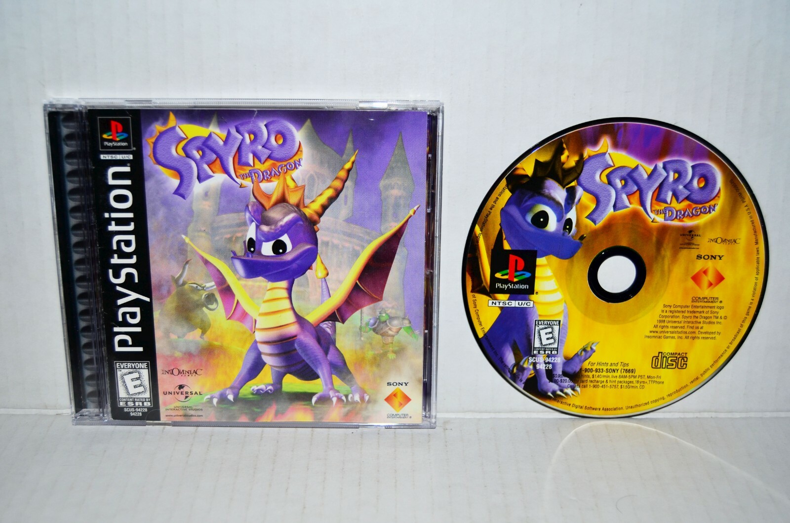Sony PlayStation 1 PS1 PSOne Dreamcast Video Games Clear CD Disc Jewel Cases -50