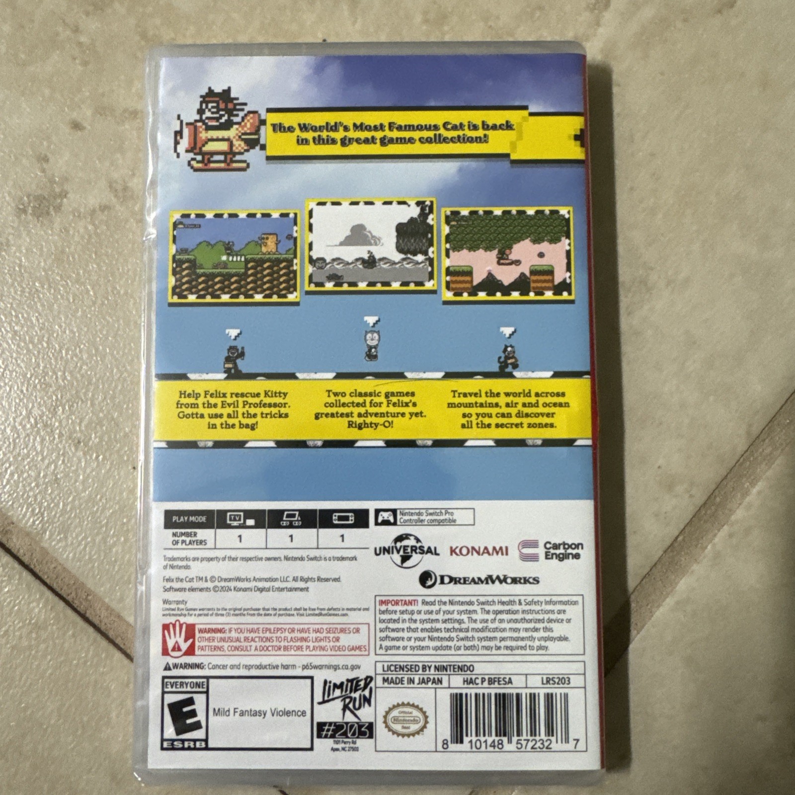 Felix the Cat LRG #203 – Nintendo Switch