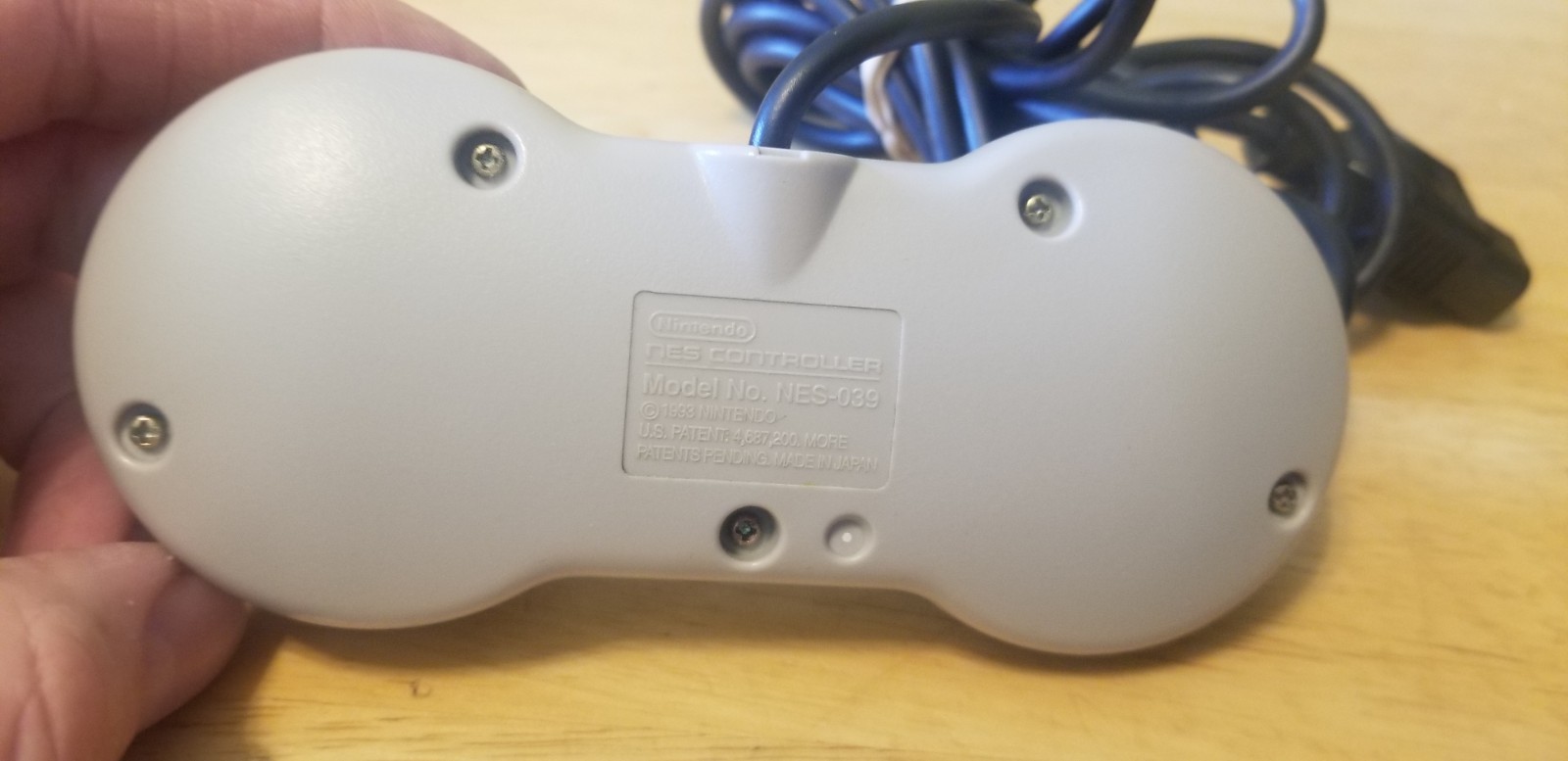 OEM Genuine Official Nintendo NES 1993 Dogbone NES-039 Controller Works Tested