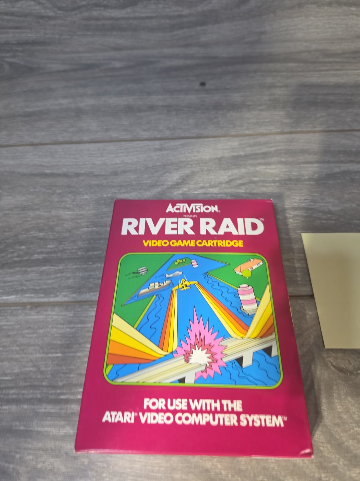 River Raid (Atari 2600) CIB Complete In Box W/ Manuals & Inserts – Tested