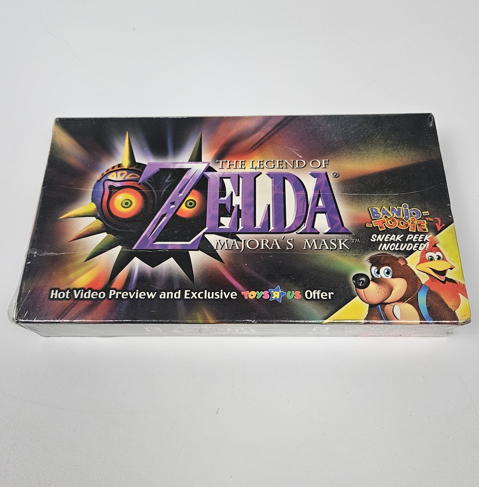 Legend Of Zelda Majoras Mask Banjo-Tooie N64 Toys R Us Promo VHS New Sealed READ