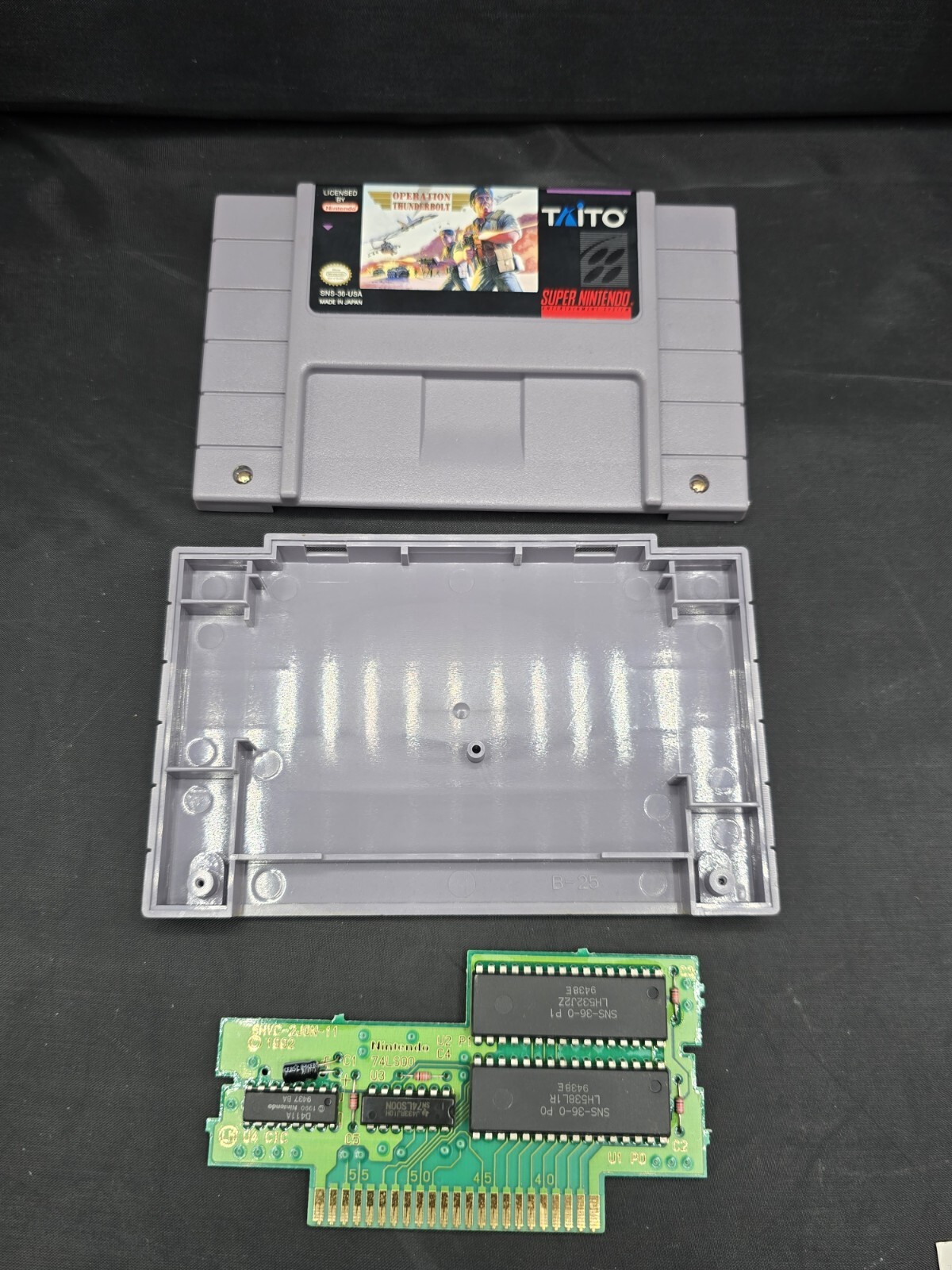 Operation Thunderbolt (Super Nintendo 1994) SNES Complete CIB Manual Authentic